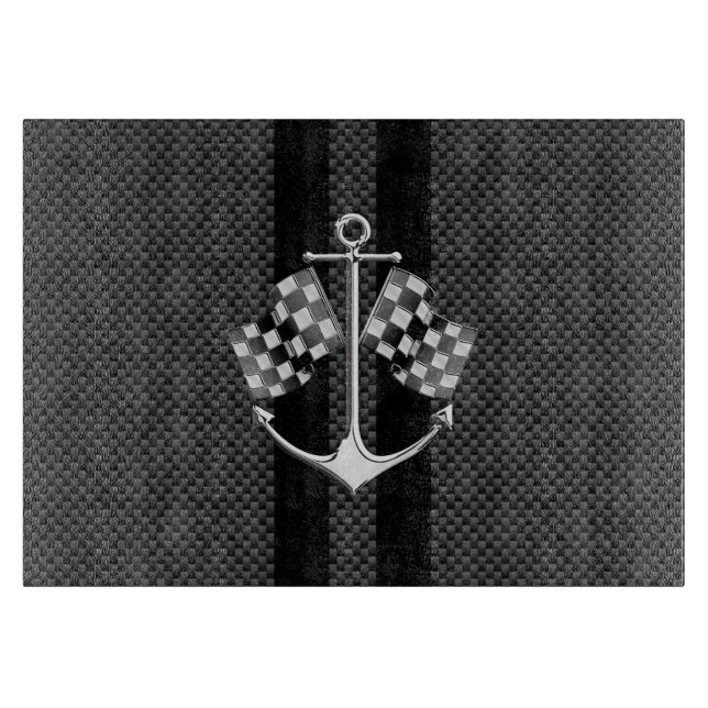 Planche À Découper Bateau de course nautique en fibre de carbone déco (Devant)