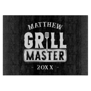 Planche À Découper BBQ Grill Master Personnalisé Meilleur papa Père