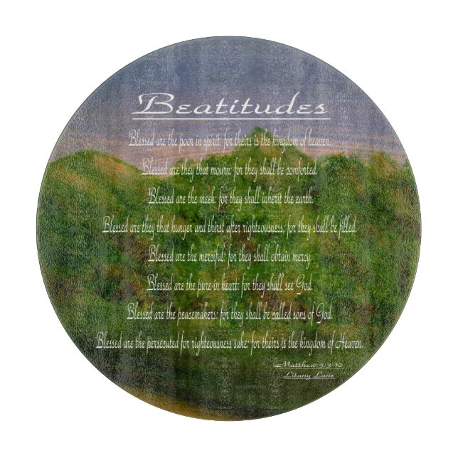 Planche À Découper Béatitudes (Devant)
