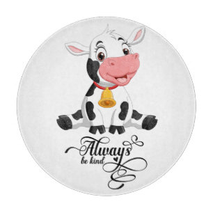 Planche À Découper Bébé vache toujours être gentil