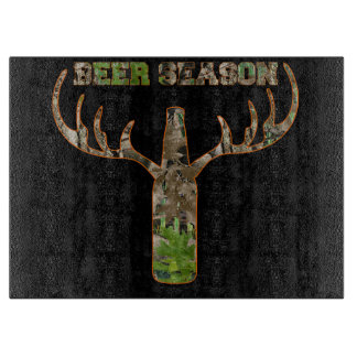 Planche À Découper Beer Season Hunting Season Venin For Hunter