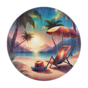 Planche À Découper belle plage
