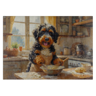 Planche À Découper Bernedoodle cuisine dans la cuisine