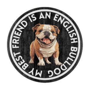 Planche À Découper Best Friend English Bulldog