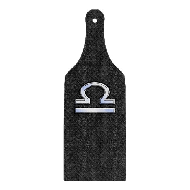 Planche À Découper Bibliothèque moderne Zodiac Connexion en forme de  (Devant)