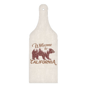 Planche À Découper Bienvenue à California Bear Forest