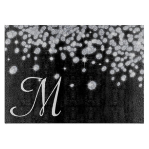 Planche À Découper Bijoux en diamant Bijoux Monogramme Planche à déco