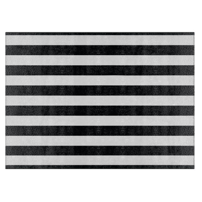Planche À Découper Blancs et Noirs chics (Devant)
