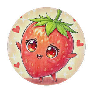Planche À Découper Bliss de fraises sucrées adorables