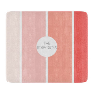 Planche À Découper Blocs de couleur rose saumon Hip Charcuterie moder