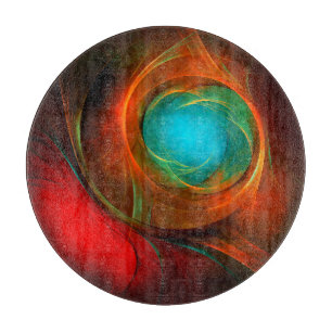 Planche À Découper Blue Eye Moderne Abstrait Art Cool Motif #16