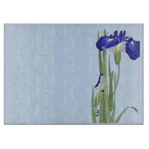 Planche À Découper Blue Irises par Ohara Koson