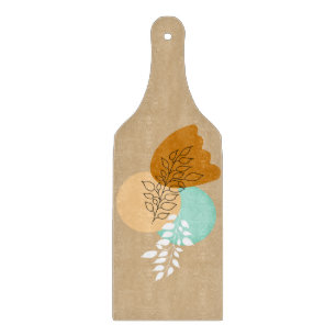 PLANCHE À DÉCOUPER BOHO MINIMALIST FEUILLES