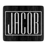 Bold & Modern Your name or Word | White On Black