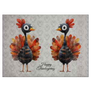 Planche À Découper Bon thanksgiving mignon Bébé coloré Turquie