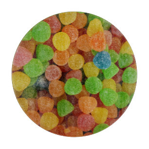 Planche À Découper Bonbons Gommeux Colorés