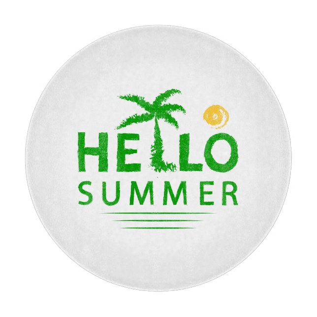 Planche À Découper Bonjour été (Devant)