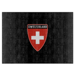 Planche À Découper Bouclier suisse