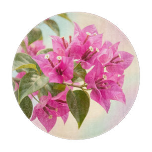 Planche À Découper Bougainvillea Tropical Floral Rose Vibrant