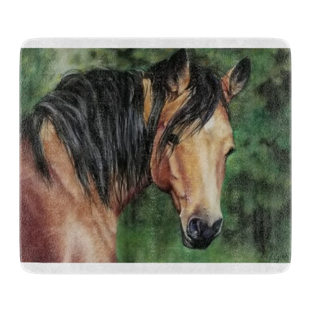Planche À Découper Boukskin Quarter Cheval jument (Devant)