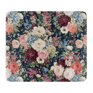 Planche À Découper Bouquet de marché aux fleurs luxuriant haut de gam