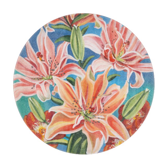 Planche À Découper Bouquet en frontière II (Devant)