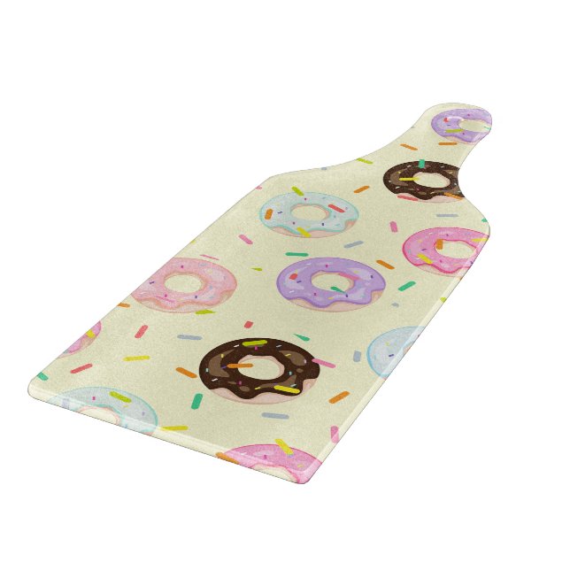 Planche À Découper Boutique pâtisserie fine Sprinkles Donuts motif (Coin)