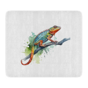 Planche À Découper Branche des couleurs : Chameleon Art