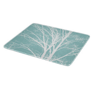 Planche À Découper Branches de l'arbre blanc