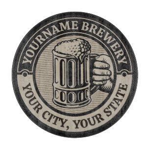 Planche À Découper Brasserie Nom personnalisé Brasserie Big Mug