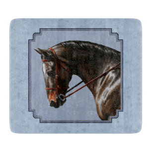 Planche À Découper Brown Bay Oldenburg Horse Portrait