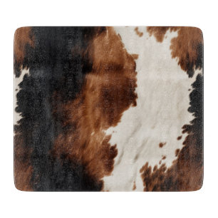 Planche À Découper Brown Crème Noir Vache du Sud-Ouest
