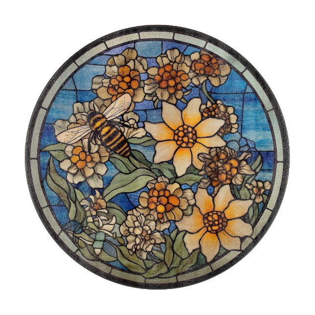 Planche À Découper Bumblebebe en verre tendu (Devant)