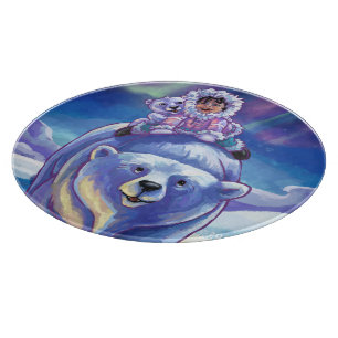 Planche À Découper Bus à ours polaire