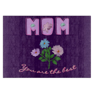 Planche À Découper Cadeau personnalisé de la fête des mères