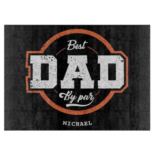 Planche À Découper Cadeau personnalisé pour papa (Devant)