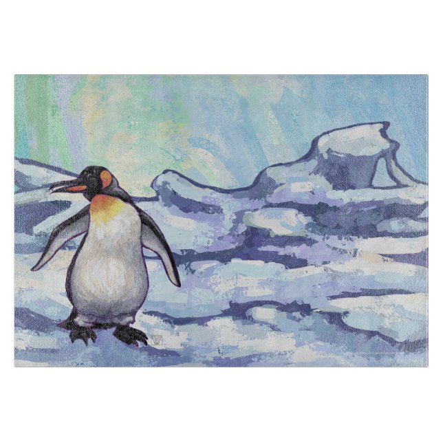 Planche À Découper Cadeaux et accessoires de pingouin (Devant)