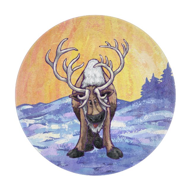 Planche À Découper Cadeaux et accessoires de rennes (Devant)