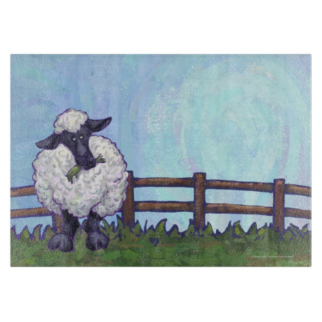 Planche À Découper Cadeaux et accessoires pour moutons (Devant)