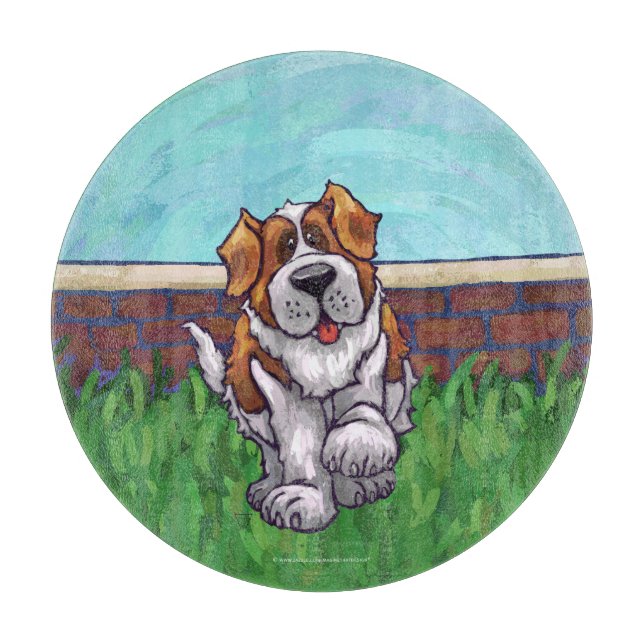 Planche À Découper Cadeaux et accessoires St. Bernard (Devant)