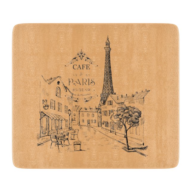 Planche À Découper Cafe Paris Cutting Board (Devant)