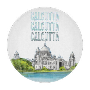 Planche À Découper Calcutta "Mémorial Victoria" Kolkata Bengali