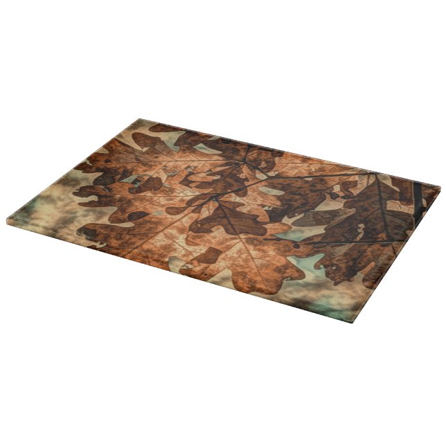 Planche À Découper camouflage Feuilles d'automne Orange Chute Foliage (Coin)