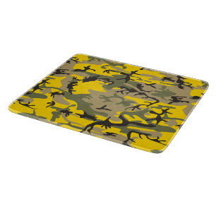 Planche À Découper Camouflage jaune et vert, Militaire, Armée