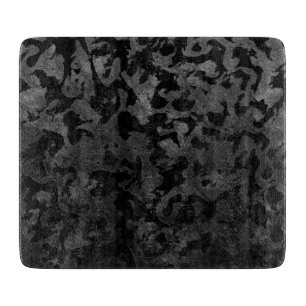 Planche À Découper Camouflage moderne Camo-noir et gris foncé