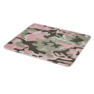 Planche À Découper Camouflage rose et vert, Militaire, Armée