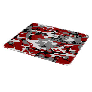 Planche À Découper Camouflage rouge et gris, Militaire, Armée