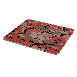 Planche À Découper Camouflage rouge et marron, Militaire, Armée