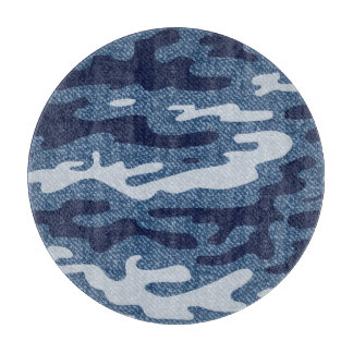 Planche À Découper Camouflage tacheté Denim Jeans Motif