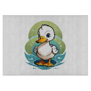 Planche À Découper canard-blanc